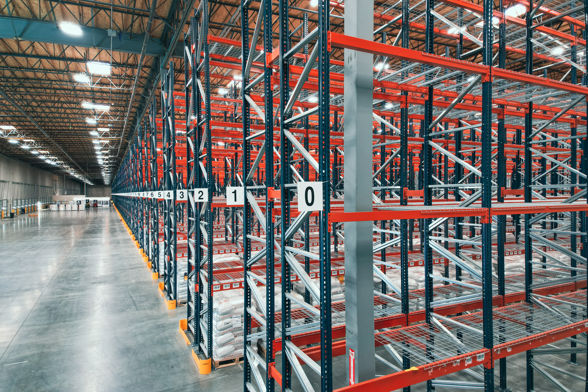 Industrial pallet racking warehouse in Walker Michigan